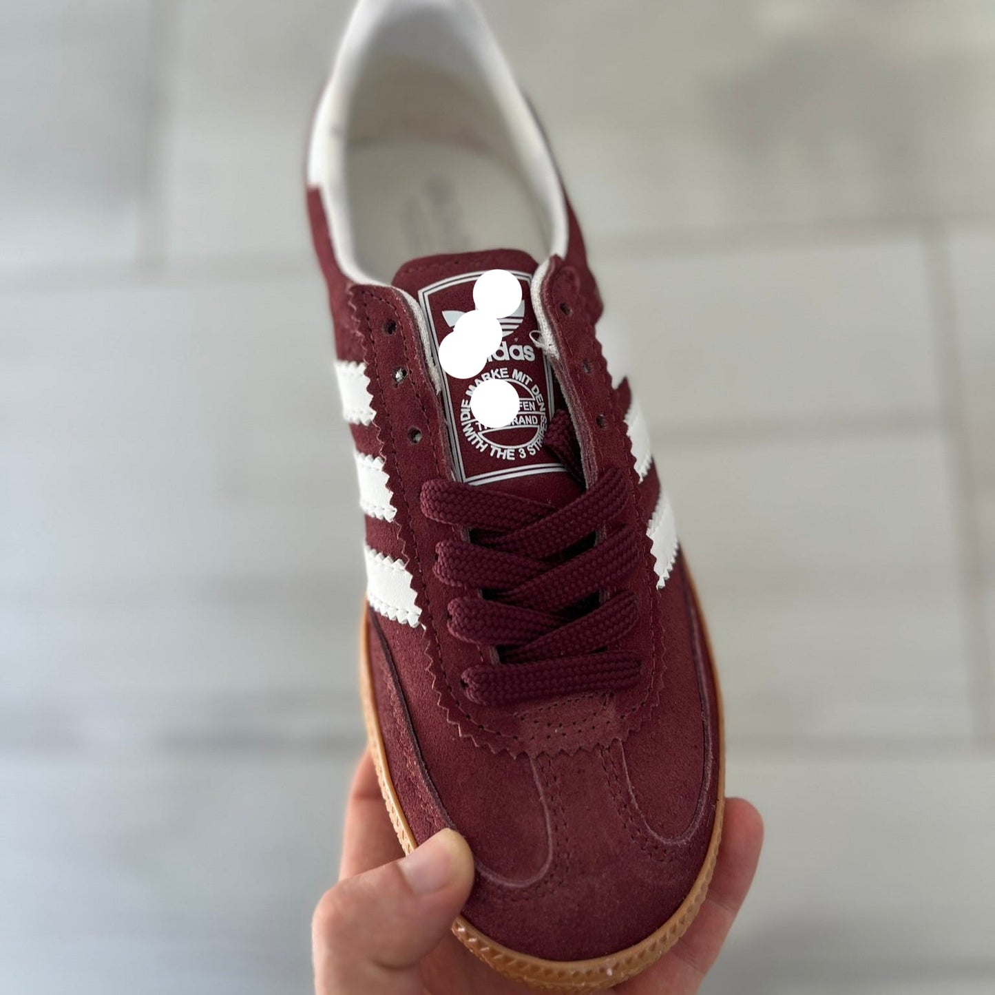 Zapatillas A. Spezial burdeos