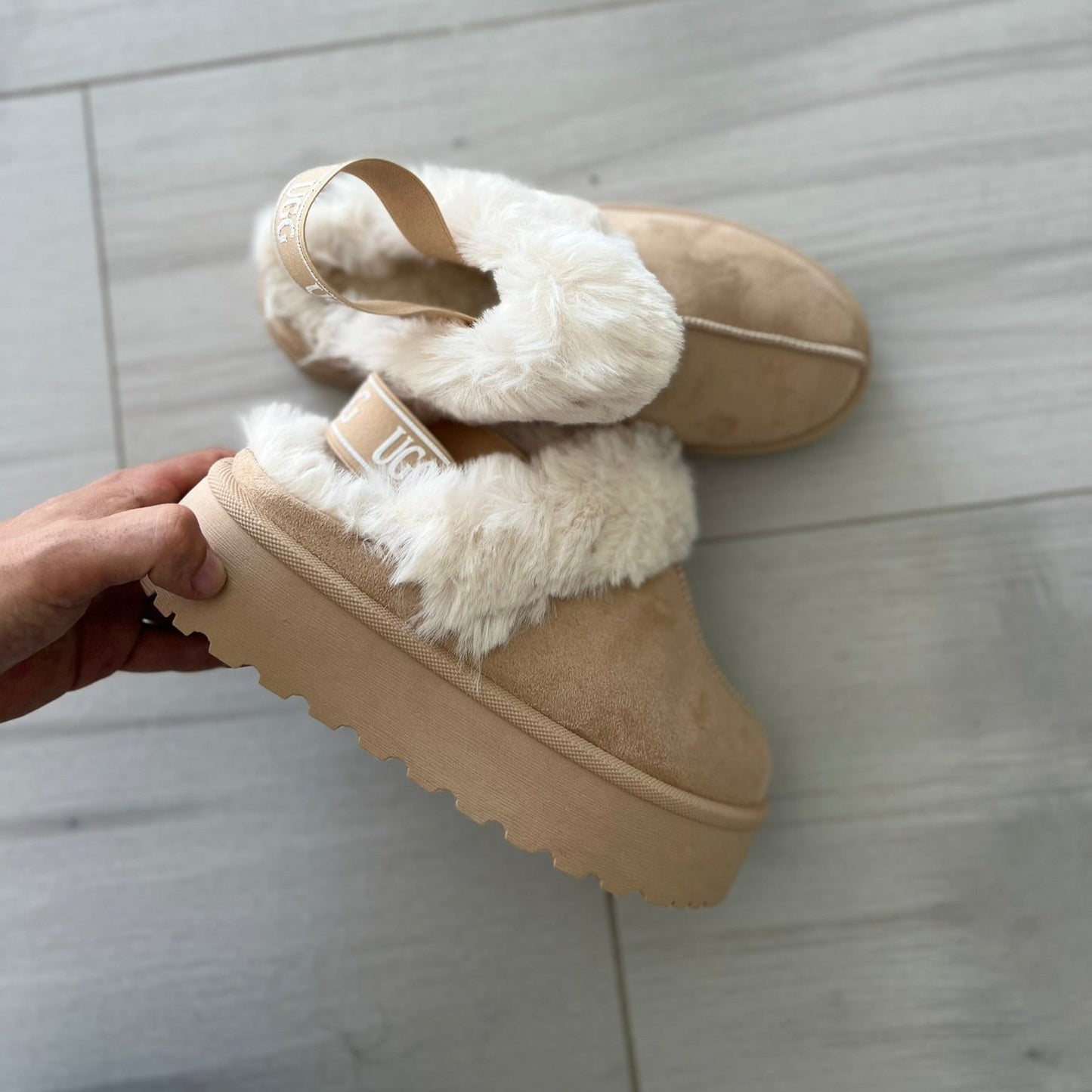 Sandalias tendencia con pelo interior UGG (Varios colores)