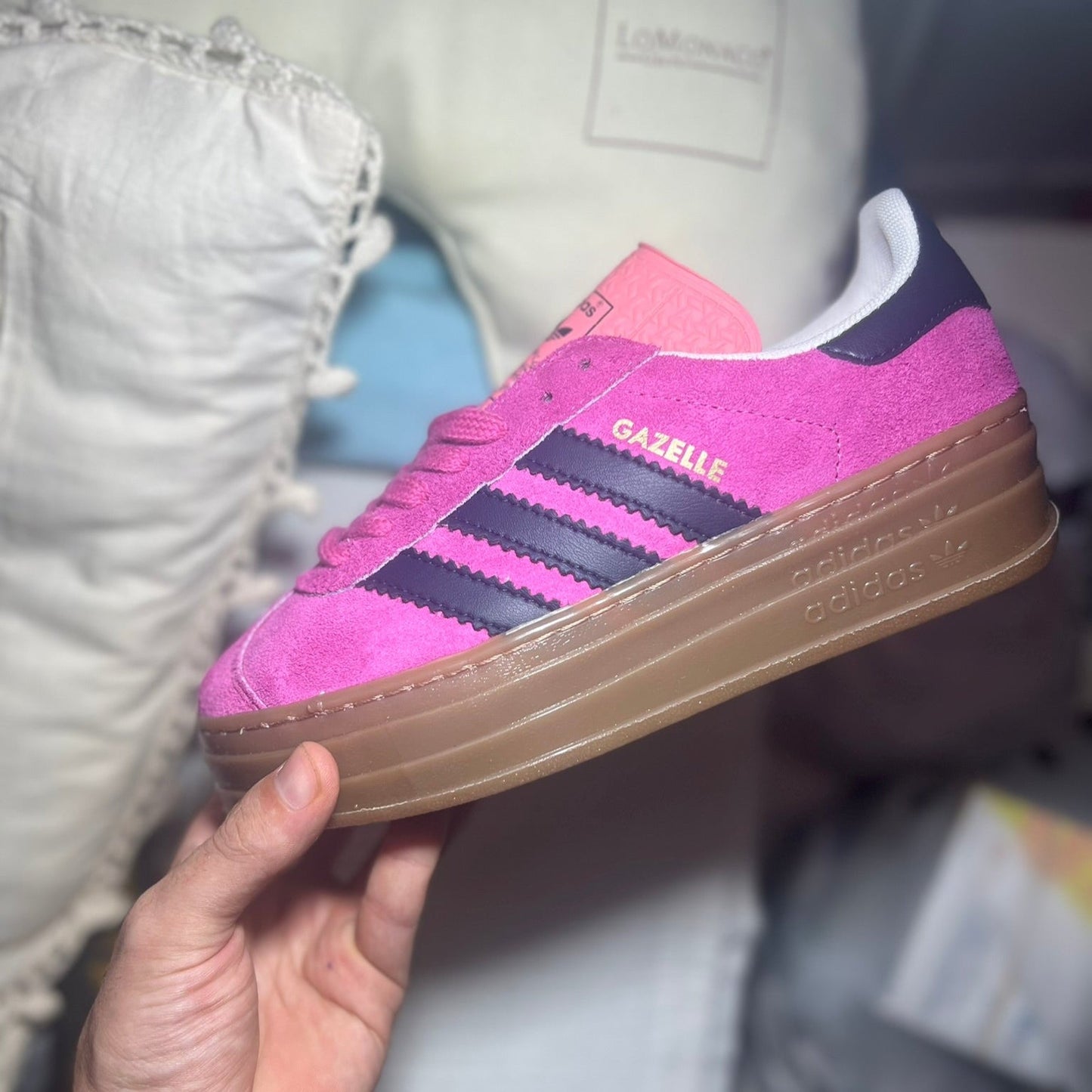 Zapatillas A. Gazelle plataforma ( Cuatro colores)